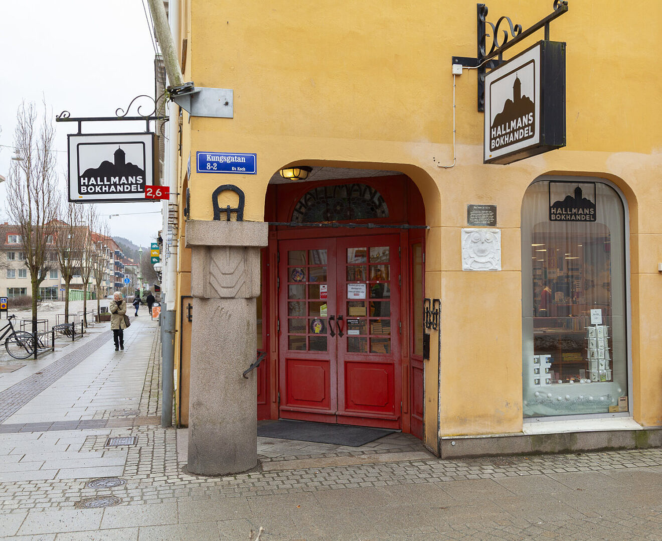 Hallmans hörna, ingången som nu sjunker.