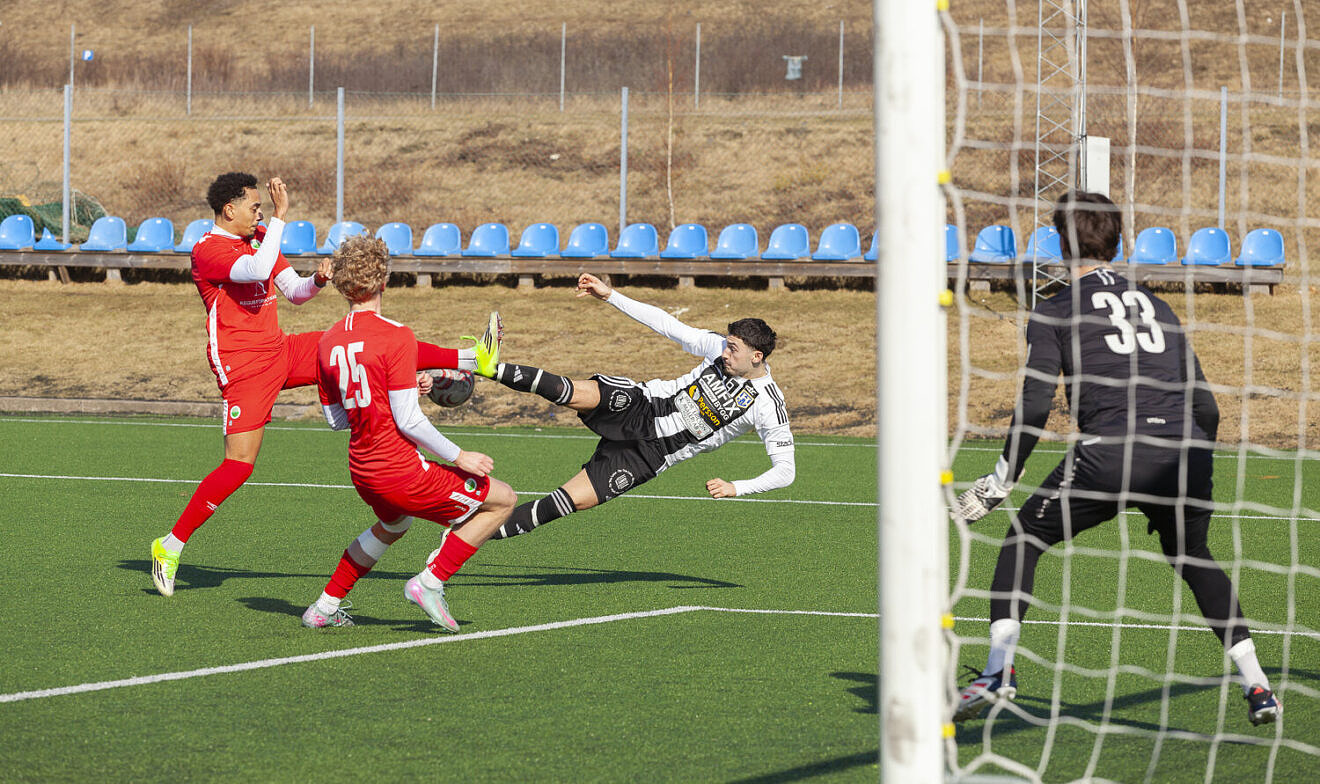 Herrestads AIF i träningsmatch mot Västra Frölunda IF.